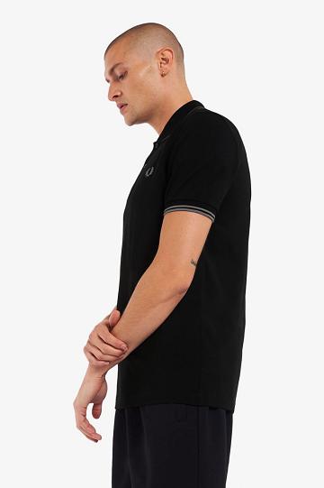 Pánské Polo Triko Fred Perry M3600 Černé | CZ 1646ILHS
